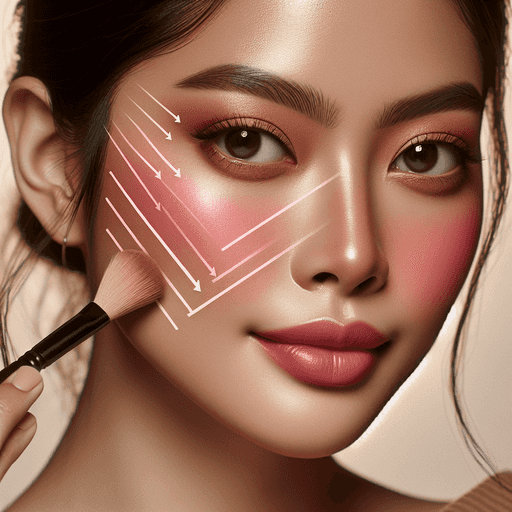 Blush Diagonal: Teknik Baru untuk Wajah Lebih Tirus dan Menarik